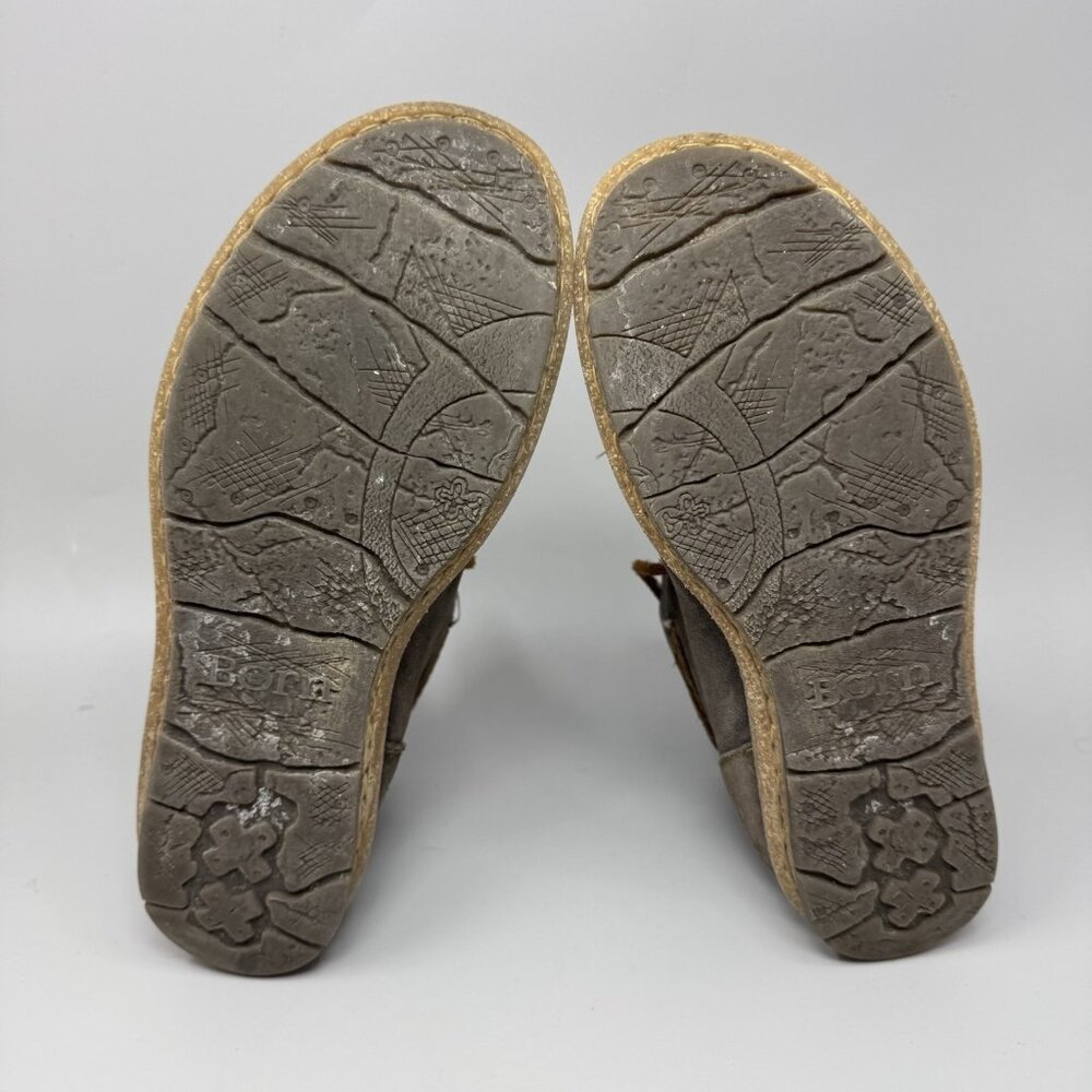 Born Temple Ankle Boots Women's 9.5M Brown Suede Leather Comfort Chukka - Picture 8 of 9